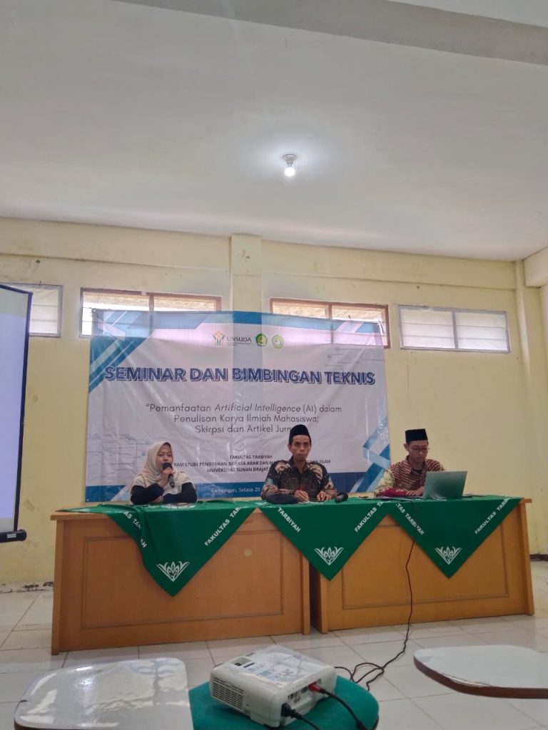 Fakultas Tarbiyah UNSUDA Gelar Seminar Pemanfaatan Artificial Intelligence dalam Penulisan Karya Ilmiah
